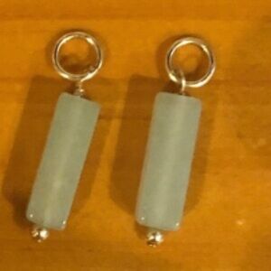 Hello adorn sea foam charms (hoops not included)